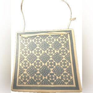 Hill Design Celebration of American Quilts Collection Nine Patch Ceramic Retired